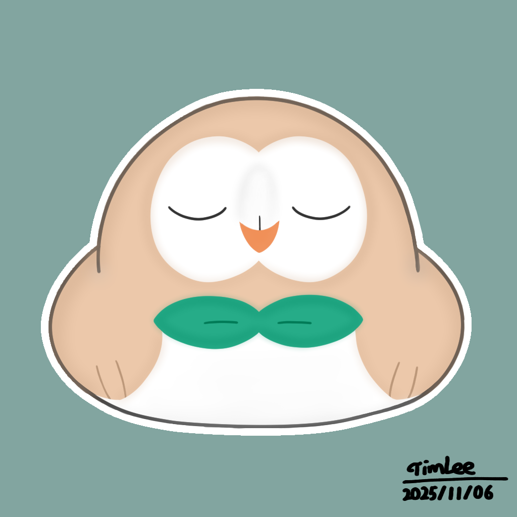Sleeping Rowlet
